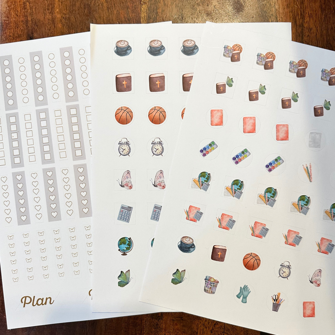 2025 Home Management & Homeschool Planner Bundle