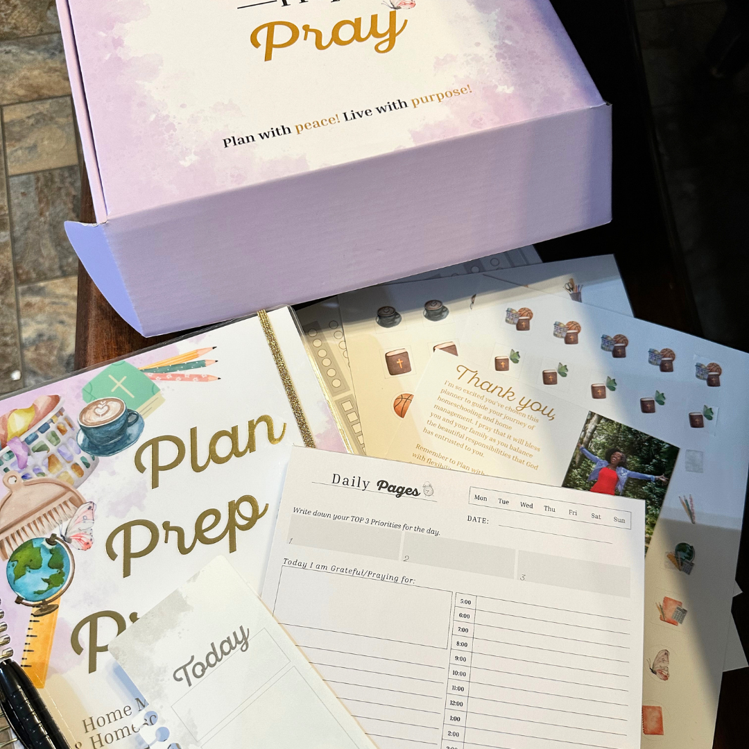 2025 Home Management & Homeschool Planner Bundle