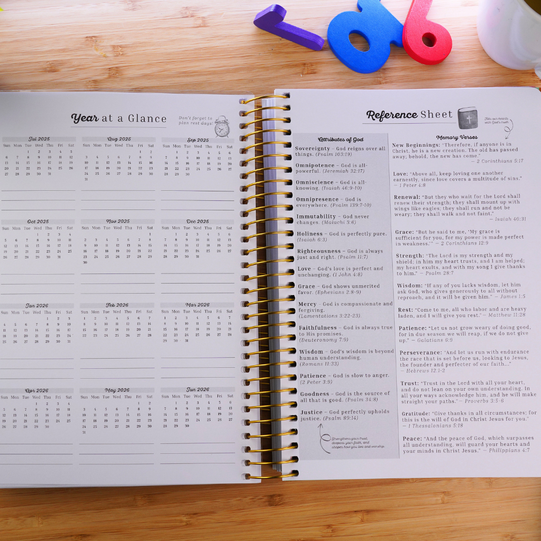 2025 Home Management & Homeschool Planner Bundle