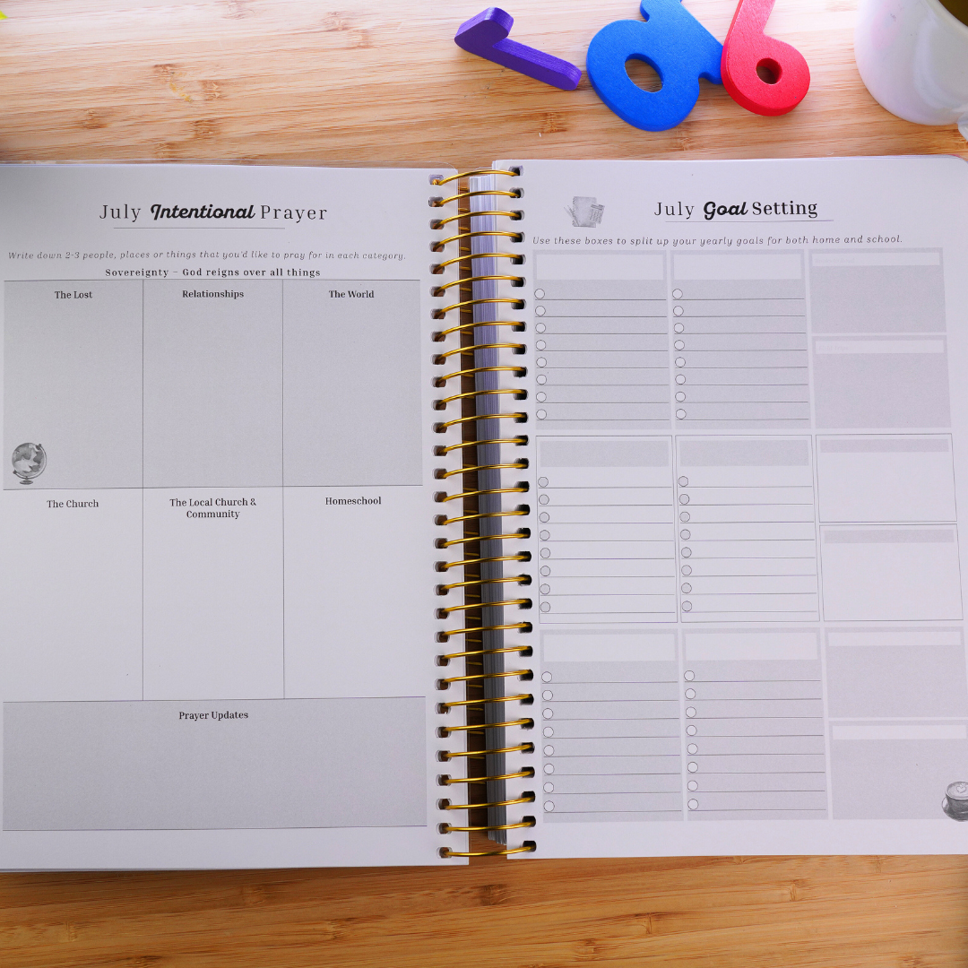 2025 Home Management & Homeschool Planner Bundle