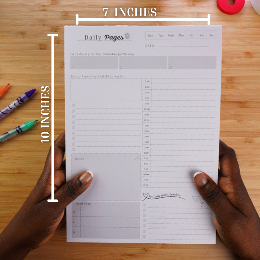 Daily Pages Notepad