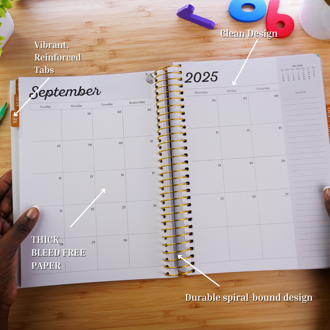 2025 Home Management & Homeschool Planner Bundle