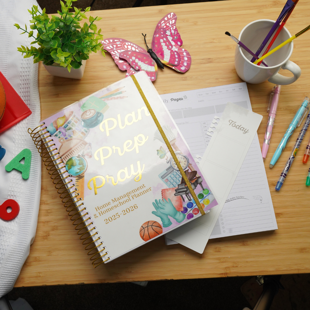 2025 Home Management & Homeschool Planner Bundle