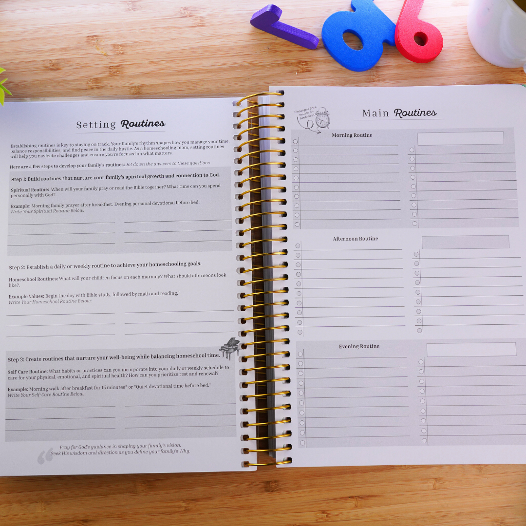 2025 Home Management & Homeschool Planner Bundle