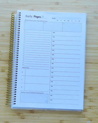 Plan Prep Pray Daily Pages Companion