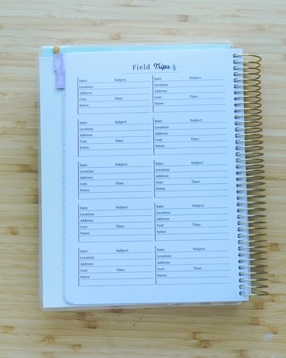 Everyday Beauty - Plan Prep Pray Home Management & Homeschool Planner - Dated (July 2027–June 2028)
