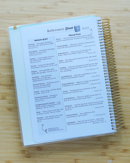 Everyday Beauty - Plan Prep Pray Home Management & Homeschool Planner - Dated (July 2027–June 2028)
