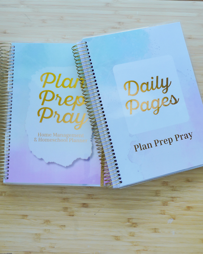 Plan Prep Pray Bundle — Simply Faithful Undated Planner + Daily Pages Companion