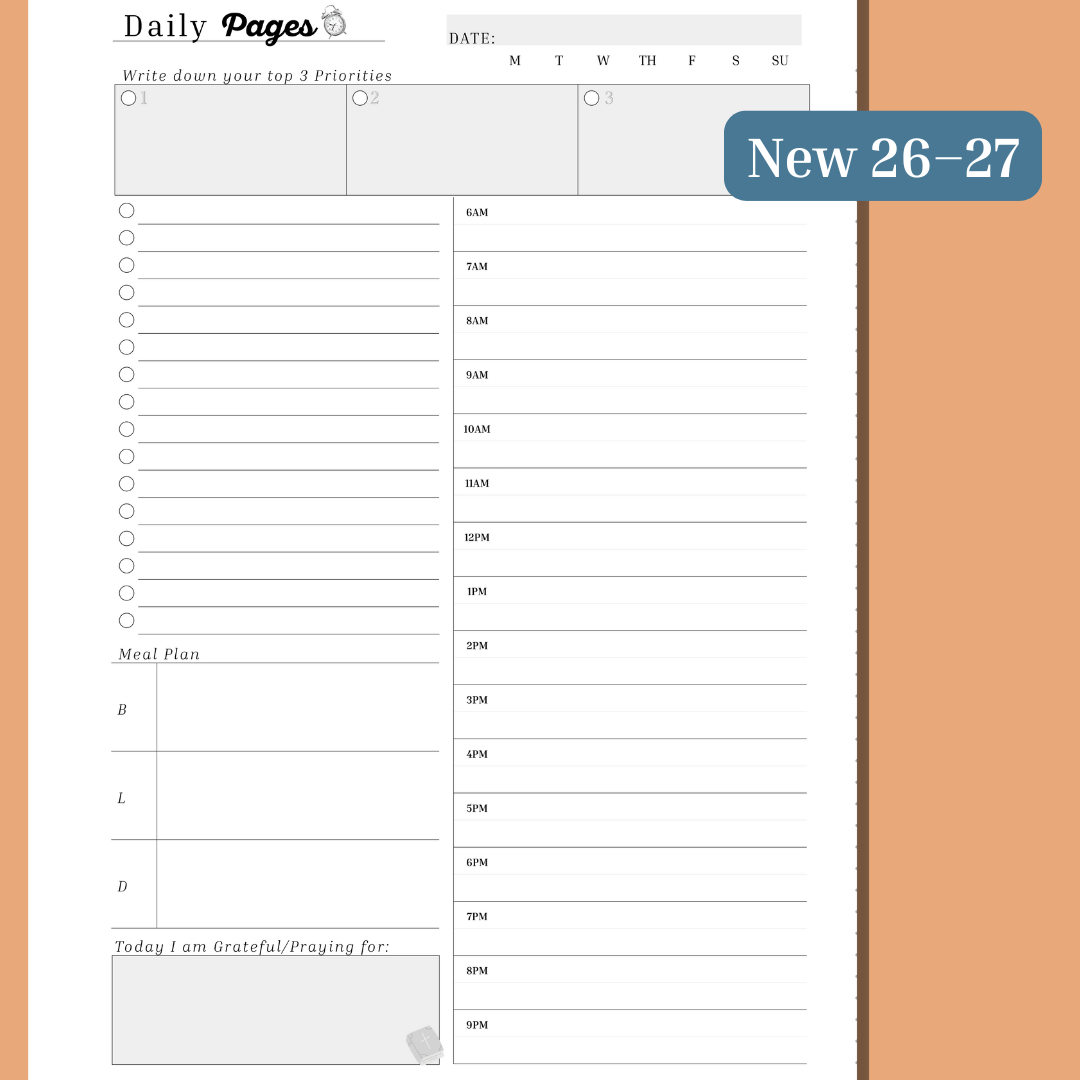 *Pre-order* Daily Pages (2026–2027)
