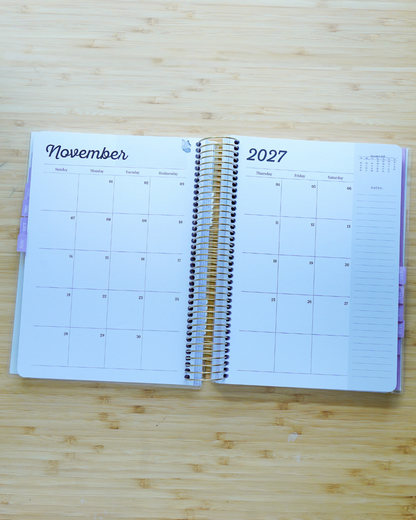 Everyday Beauty - Plan Prep Pray Home Management & Homeschool Planner - Dated (July 2027–June 2028)