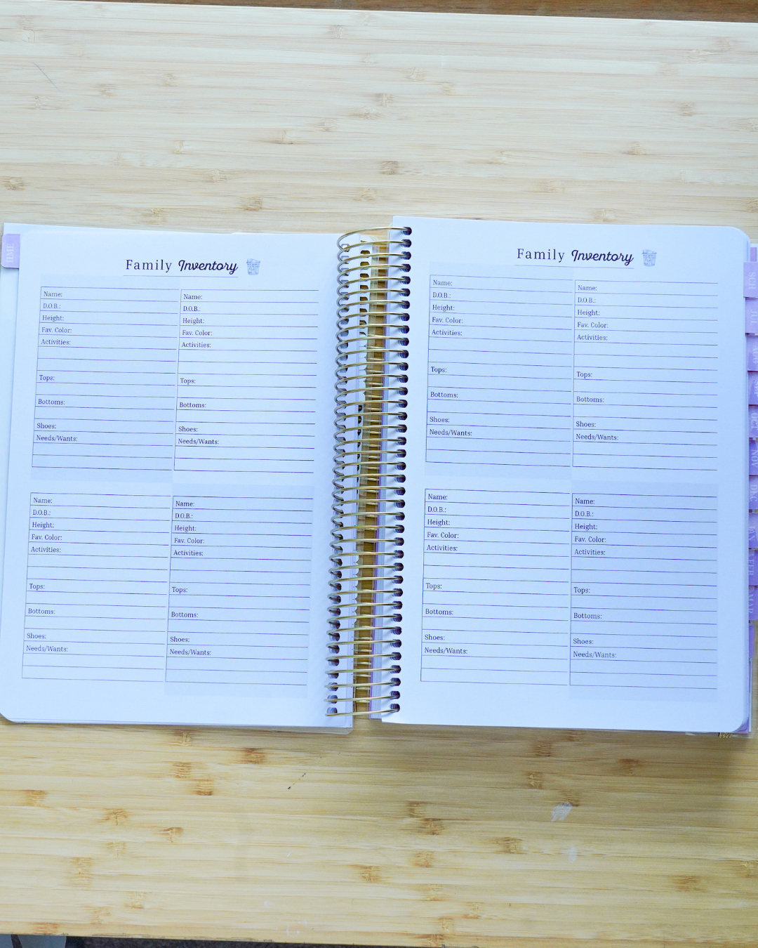 Everyday Beauty - Plan Prep Pray Home Management & Homeschool Planner - Dated (July 2027–June 2028)