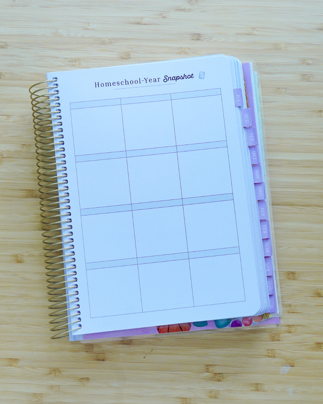 Everyday Beauty - Plan Prep Pray Home Management & Homeschool Planner - Dated (July 2027–June 2028)