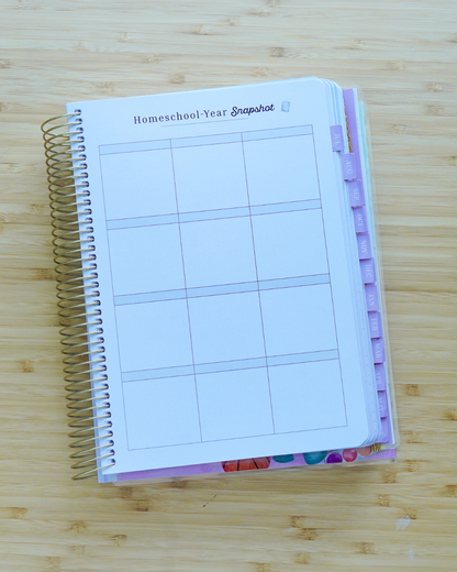 Everyday Beauty - Plan Prep Pray Home Management & Homeschool Planner - Dated (July 2027–June 2028)