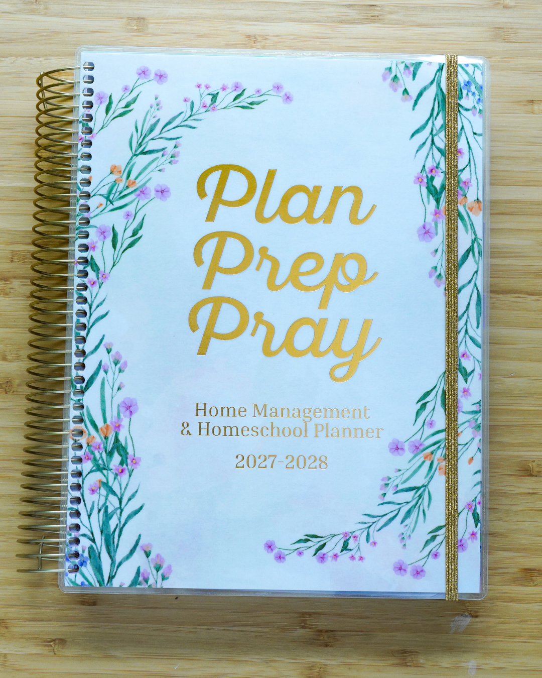 Plan Prep Pray Bundle — Garden Grace Dated Planner + Daily Pages Companion (July 2027–June 2028)