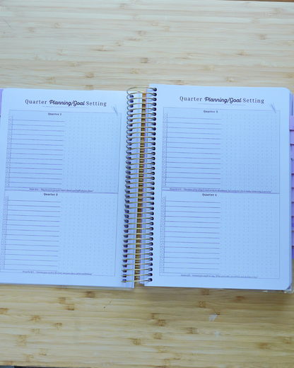 Everyday Beauty - Plan Prep Pray Home Management & Homeschool Planner - Dated (July 2027–June 2028)