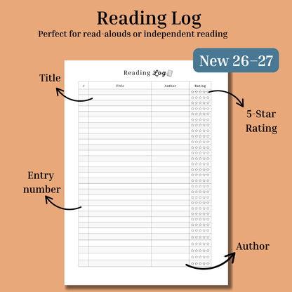 *Pre-Order* Home Management & Homeschool Planner Bundle — Blush Grace (Planner + Daily Pages) (2026–2027)