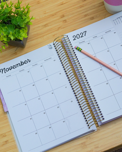 Everyday Beauty - Plan Prep Pray Home Management & Homeschool Planner - Dated (July 2027–June 2028)