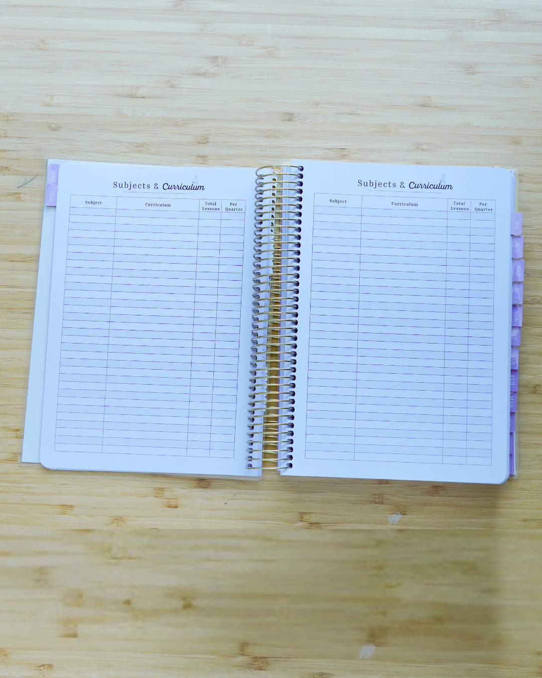 Everyday Beauty - Plan Prep Pray Home Management & Homeschool Planner - Dated (July 2027–June 2028)