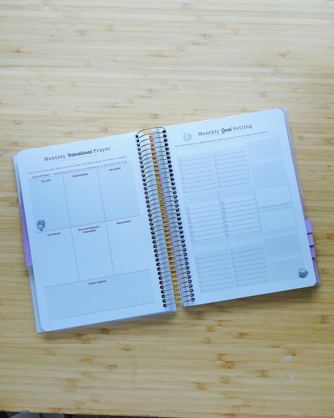 Plan Prep Pray Bundle — Simply Faithful Undated Planner + Daily Pages Companion