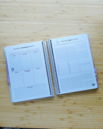 Plan Prep Pray Bundle — Simply Faithful Undated Planner + Daily Pages Companion