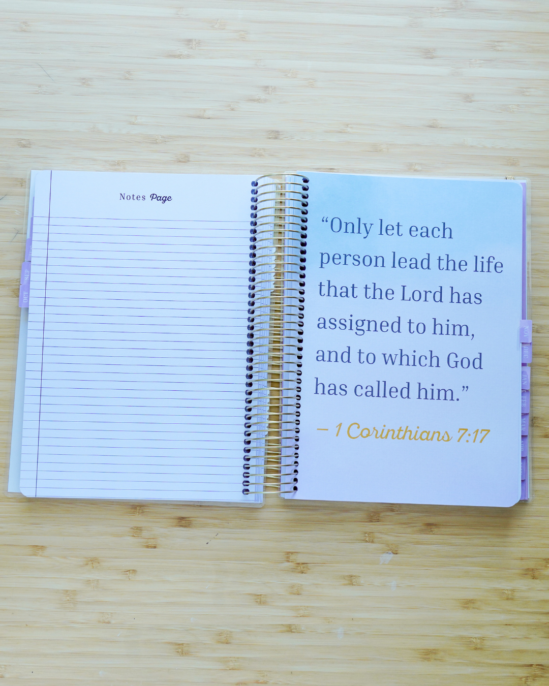Everyday Beauty - Plan Prep Pray Home Management & Homeschool Planner - Dated (July 2027–June 2028)