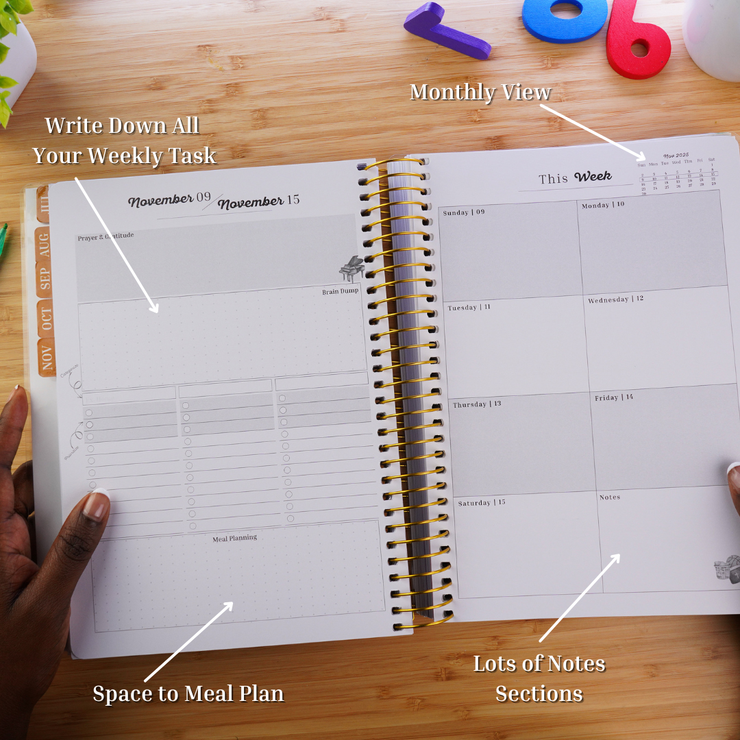 2025 Home Management & Homeschool Planner Bundle - Preorder