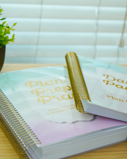 Plan Prep Pray Bundle — Simply Faithful Undated Planner + Daily Pages Companion